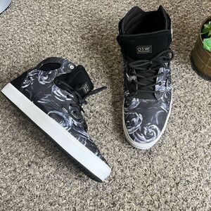 Vans OTW Collection Men's US 13 bushwick rose Black Gray Lace Up Sneakers Shoe
